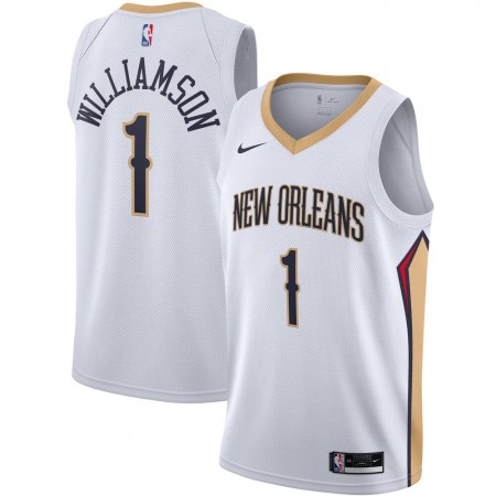 Maillot Basket New Orleans Pelicans Zion Williamson 1 2020-21 Nike Association Edition Swingman - Homme